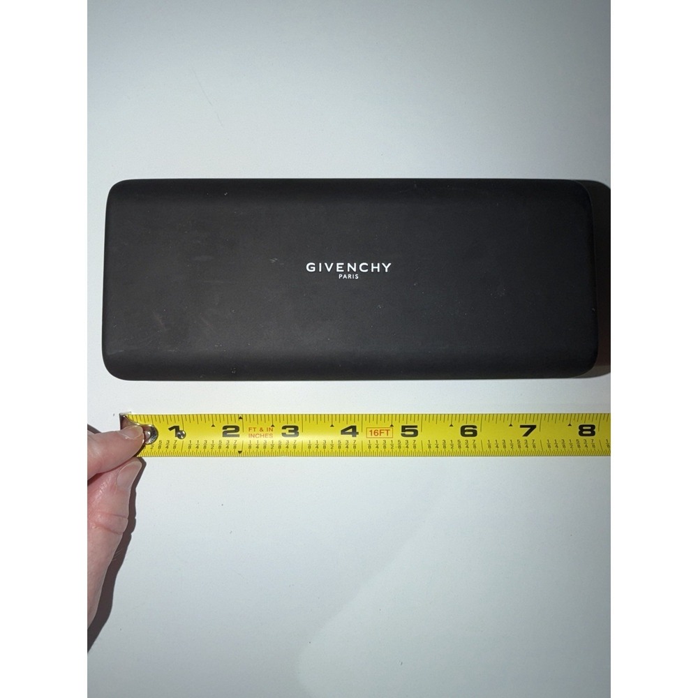 Givenchy Black Velour Lined Rectangle Sunglasses Eyeglasses Case